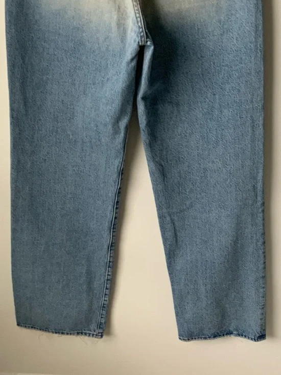 MOTHER SUPERIOR Jeans High-Waisted Tunnel Vision Sneak Other Side Blue Size 28 - Picture 7 of 13